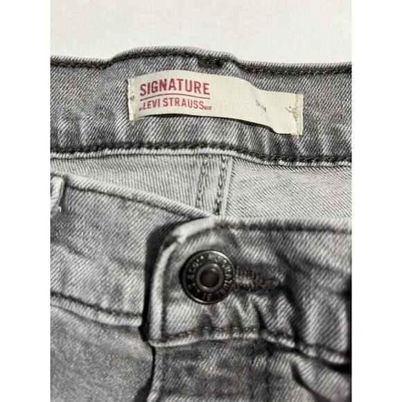 Levi Strauss Slim Fit Jeans Men's 32X32 Denim Washed Grey Signature By Levi - Picture 4 of 7